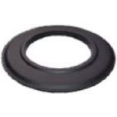 Melnā dūmvada sienas rozete D130