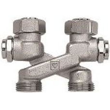 Radiat. apakš. X-veida piev. ar noslēgvent. taisns1/2''xG3