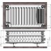 Radiators 33 300x800 sānu piesl. Termolux