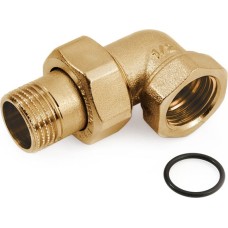 Stūra saskrūve i-ā 1/2'' ar gumijas blīvi GF*