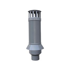 OPTIMA ventilācijas izvads 160 komplekts pelēks