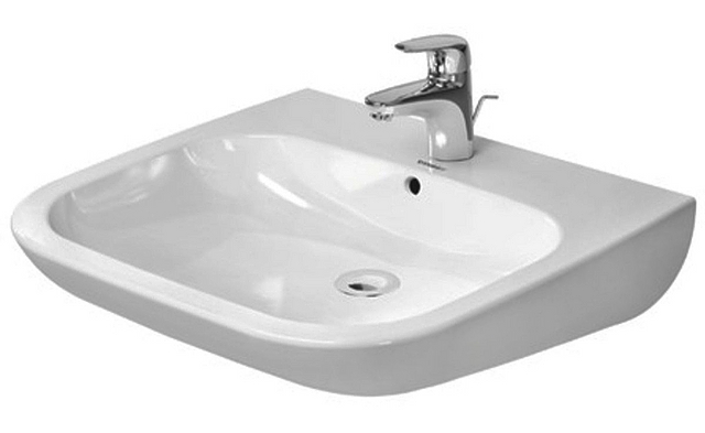 Duravit D-Code invalīdu izlietne 600x550mm