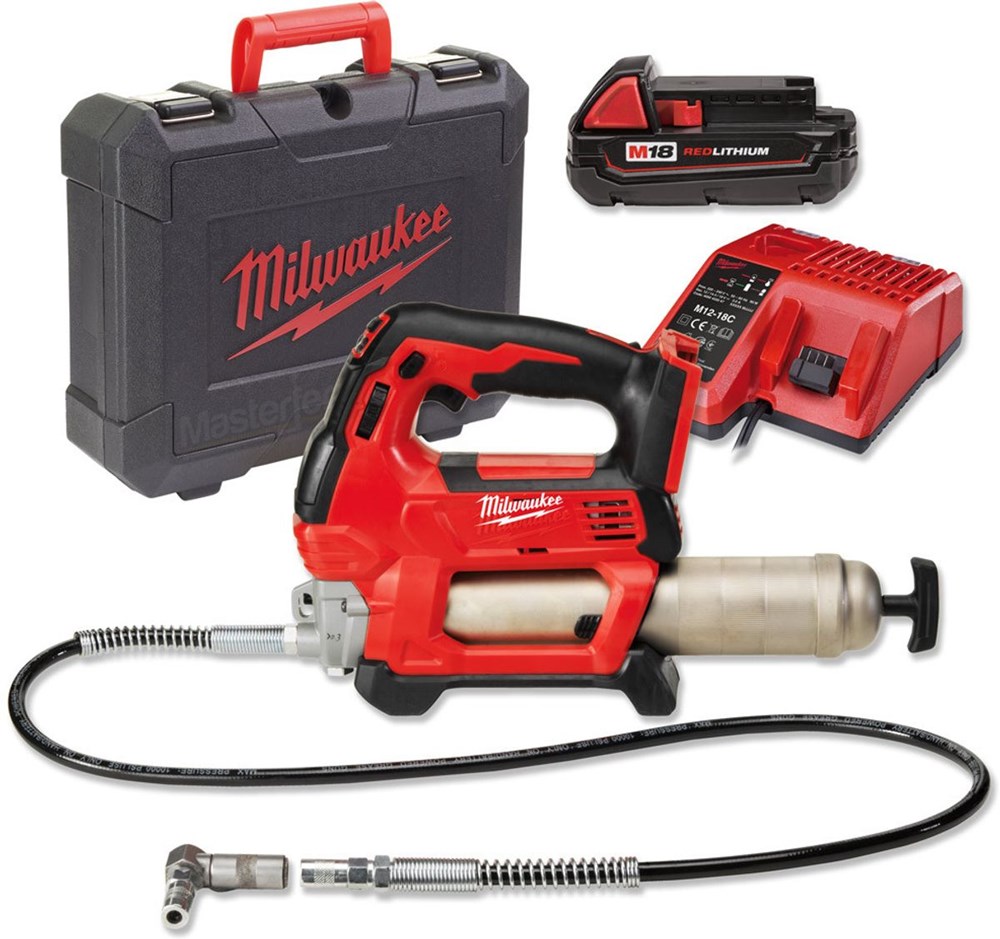 MILWAUKEE Akumulatora smērvielas pistole M18 GG-201C